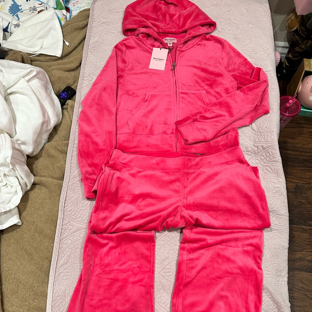 Bling Juicy Couture Veloure Tracksuit